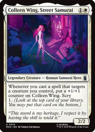Colleen Wing, Street Samurai (013) [Marvel Super Heroes]