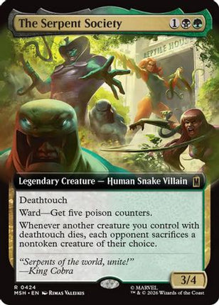 The Serpent Society (Extended Art) (424) [Marvel Super Heroes]