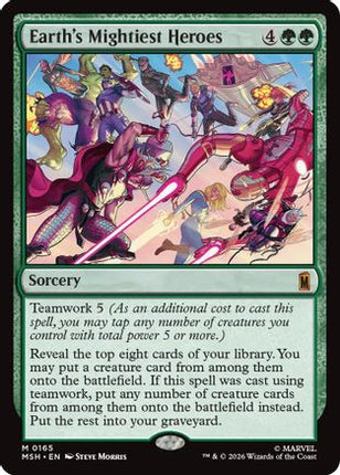 Earth's Mightiest Heroes (165) [Marvel Super Heroes] Foil