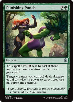 Punishing Punch (180) [Marvel Super Heroes] Foil