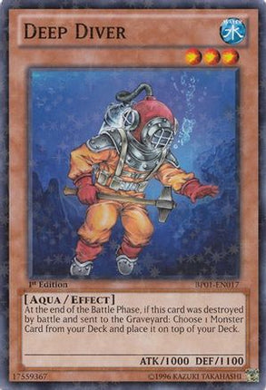 Deep Diver (Starfoil) (Starfoil Rare) [BP01-EN017] Unlimited
