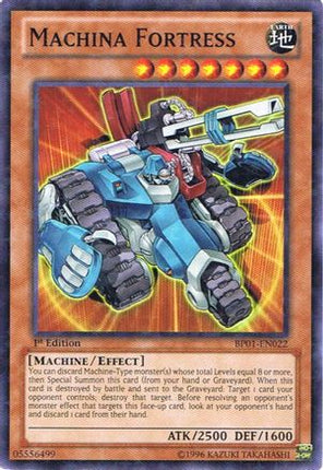 Machina Fortress (Starfoil) (Starfoil Rare) [BP01-EN022] Unlimited