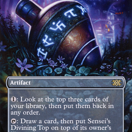 Sensei's Divining Top (Borderless) [Double Masters 2022]