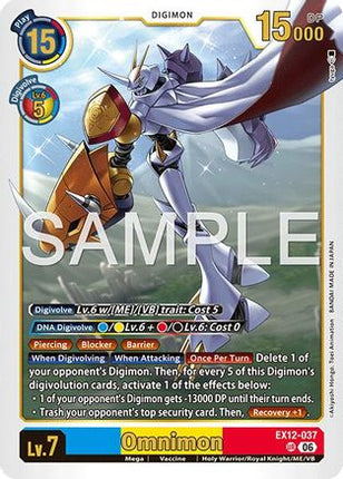 Omnimon [EX12-037] [Digital World Shambala] Foil