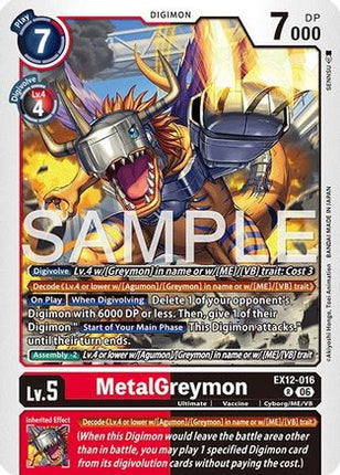 MetalGreymon [EX12-016] [Digital World Shambala] Foil