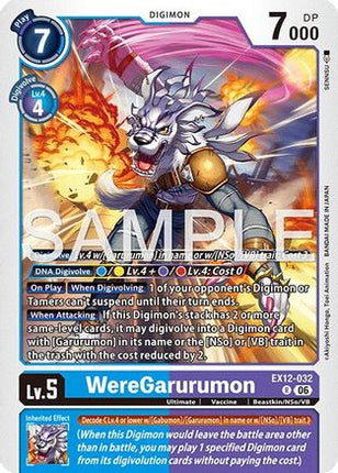 WereGarurumon [EX12-032] [Digital World Shambala] Foil