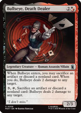Bullseye, Death Dealer (209) [Marvel Super Heroes] Foil