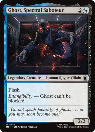 Ghost, Spectral Saboteur (214) [Marvel Super Heroes] Foil