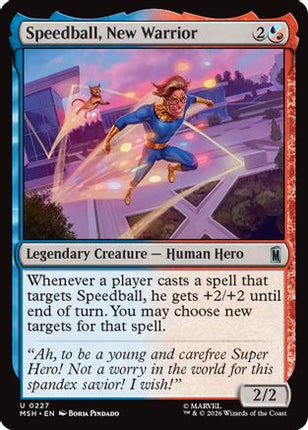 Speedball, New Warrior (227) [Marvel Super Heroes] Foil