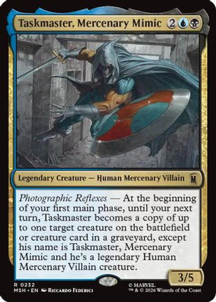 Taskmaster, Mercenary Mimic (232) [Marvel Super Heroes] Foil