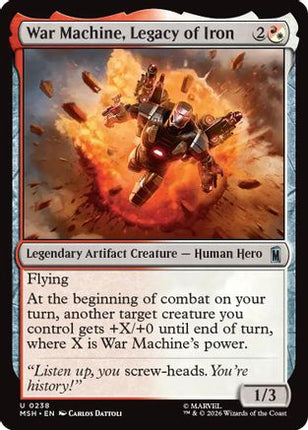 War Machine, Legacy of Iron (238) [Marvel Super Heroes] Foil