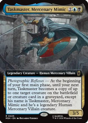 Taskmaster, Mercenary Mimic (Extended Art) (425) [Marvel Super Heroes] Foil