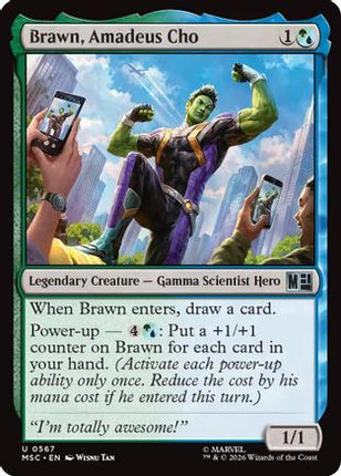 Brawn, Amadeus Cho (567) [Marvel Super Heroes] Foil
