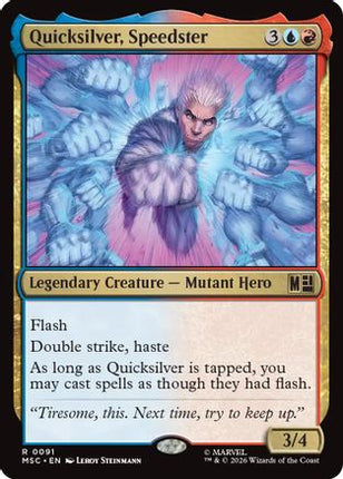 Quicksilver, Speedster (091) [Commander: Marvel Super Heroes]