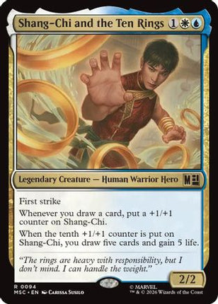 Shang-Chi and the Ten Rings (Surge Foil) (094) [Commander: Marvel Super Heroes] Foil