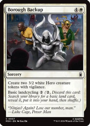 Borough Backup (007) [Marvel Super Heroes] Foil
