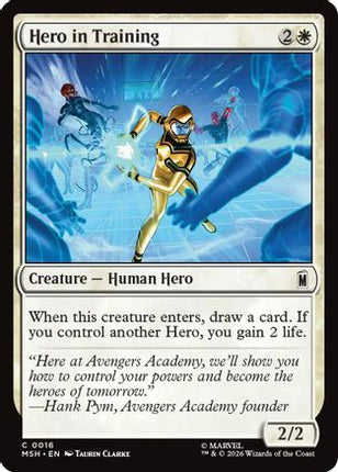 Hero in Training (016) [Marvel Super Heroes] Foil