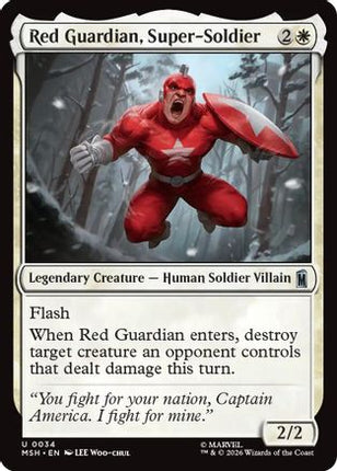 Red Guardian, Super-Soldier (034) [Marvel Super Heroes] Foil