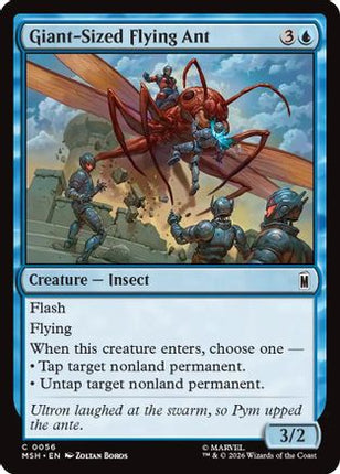 Giant-Sized Flying Ant (056) [Marvel Super Heroes] Foil