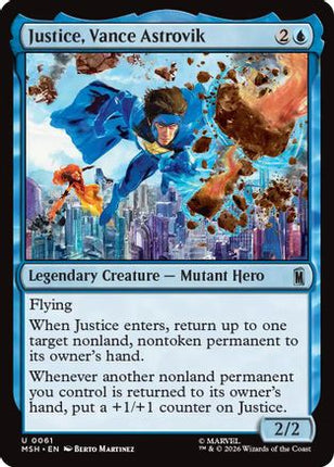 Justice, Vance Astrovik (061) [Marvel Super Heroes] Foil