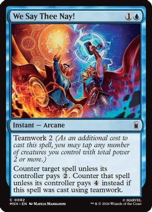 We Say Thee Nay! (082) [Marvel Super Heroes] Foil