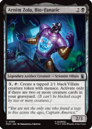 Arnim Zola, Bio-Fanatic (086) [Marvel Super Heroes]
