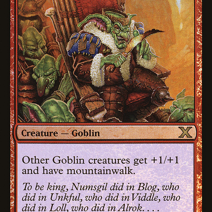 Goblin King [Tenth Edition] Foil