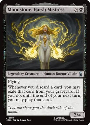 Moonstone, Harsh Mistress (107) [Marvel Super Heroes] Foil