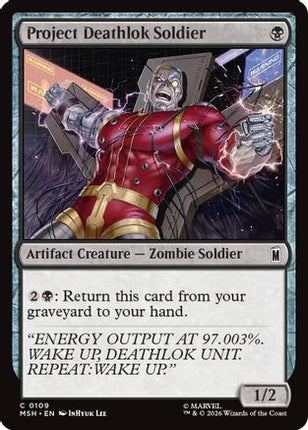 Project Deathlok Soldier (109) [Marvel Super Heroes] Foil