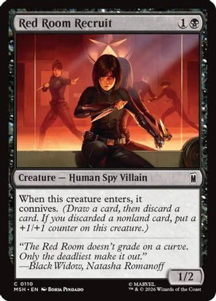 Red Room Recruit (110) [Marvel Super Heroes] Foil