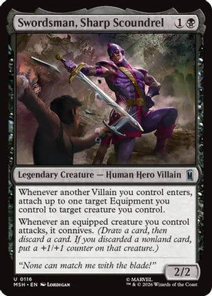Swordsman, Sharp Scoundrel (116) [Marvel Super Heroes] Foil