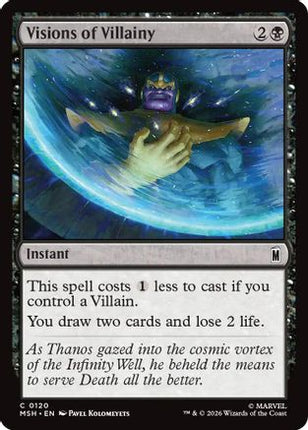 Visions of Villainy (120) [Marvel Super Heroes] Foil