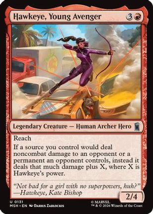 Hawkeye, Young Avenger (131) [Marvel Super Heroes] Foil