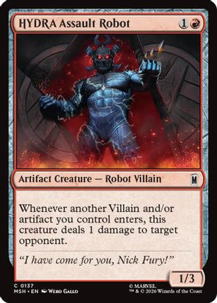 HYDRA Assault Robot (137) [Marvel Super Heroes] Foil