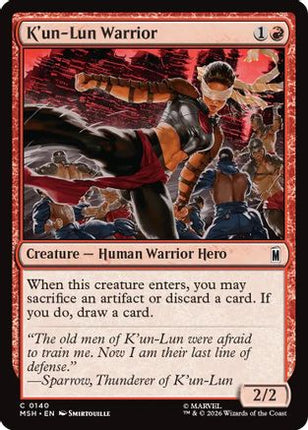 K'un-Lun Warrior (140) [Marvel Super Heroes] Foil
