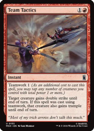 Team Tactics (155) [Marvel Super Heroes] Foil