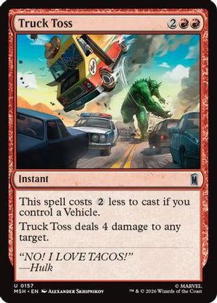 Truck Toss (157) [Marvel Super Heroes] Foil