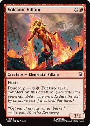 Volcanic Villain (159) [Marvel Super Heroes] Foil