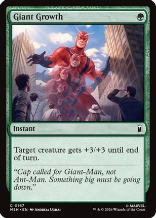 Giant Growth (167) [Marvel Super Heroes] Foil