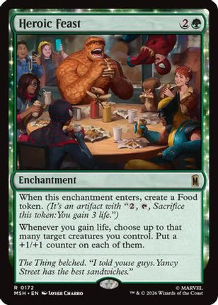 Heroic Feast (172) [Marvel Super Heroes] Foil