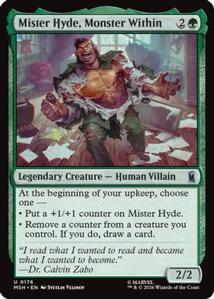 Mister Hyde, Monster Within (176) [Marvel Super Heroes] Foil