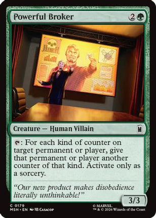 Powerful Broker (179) [Marvel Super Heroes] Foil