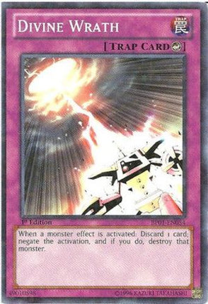 Divine Wrath (Starfoil) (Starfoil Rare) [BP01-EN054] Unlimited