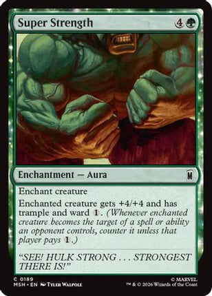 Super Strength (189) [Marvel Super Heroes] Foil