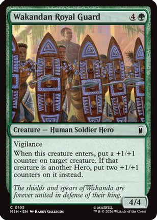 Wakandan Royal Guard (195) [Marvel Super Heroes] Foil
