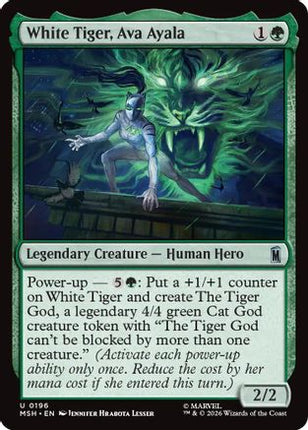 White Tiger, Ava Ayala (196) [Marvel Super Heroes] Foil