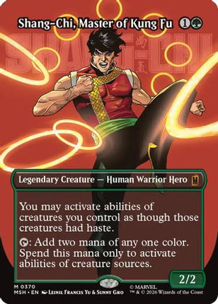 Shang-Chi, Master of Kung Fu (Borderless) (0370) (370) [Marvel Super Heroes] Foil