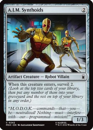 A.I.M. Synthoids (242) [Marvel Super Heroes] Foil