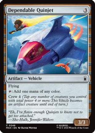 Dependable Quinjet (246) [Marvel Super Heroes] Foil