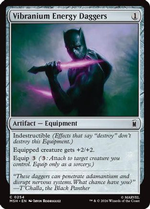 Vibranium Energy Daggers (254) [Marvel Super Heroes] Foil